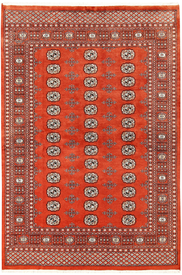 Orange Red Bokhara 5' 7 x 8' 2 - No. 60612 - ALRUG Rug Store
