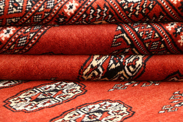 Orange Red Bokhara 5' 8 x 7' 3 - No. 60614 - ALRUG Rug Store