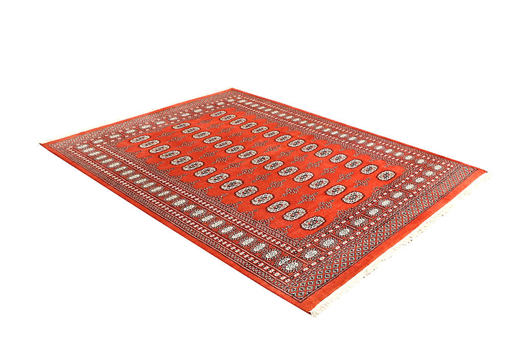 Orange Red Bokhara 5' 8 x 7' 3 - No. 60614 - ALRUG Rug Store