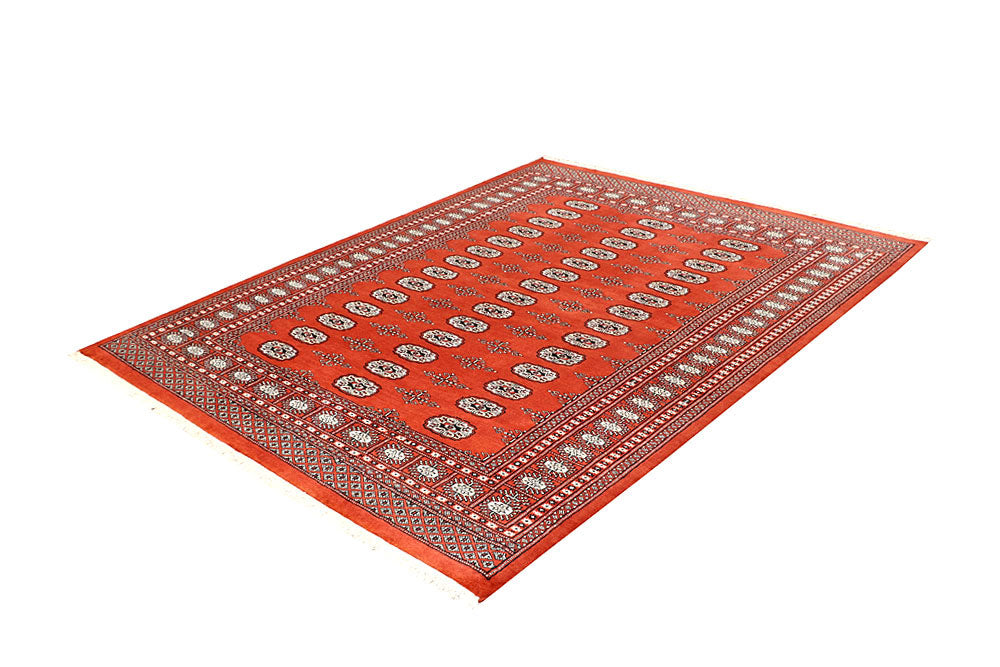 Orange Red Bokhara 5' 8 x 7' 3 - No. 60614 - ALRUG Rug Store