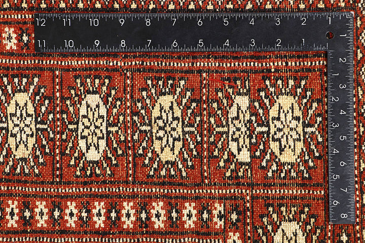 Orange Red Bokhara 5' 8 x 7' 3 - No. 60614 - ALRUG Rug Store