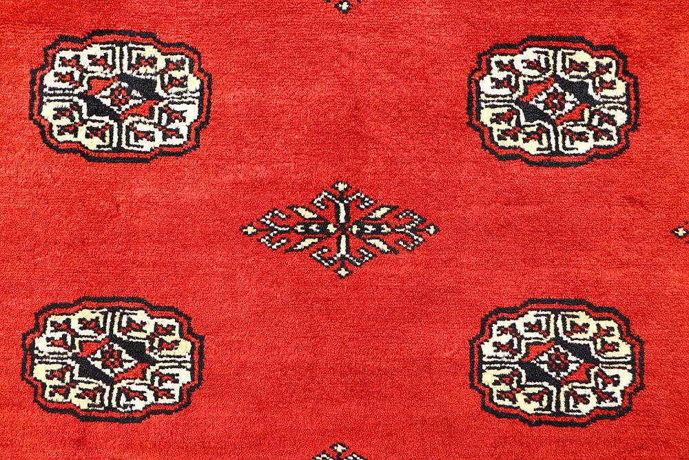 Orange Red Bokhara 5' 7 x 8' 11 - No. 60621 - ALRUG Rug Store