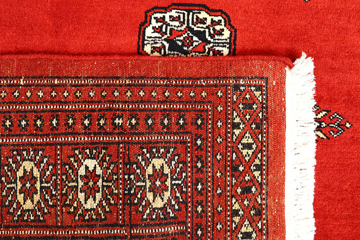Orange Red Bokhara 5' 7 x 8' 11 - No. 60621 - ALRUG Rug Store