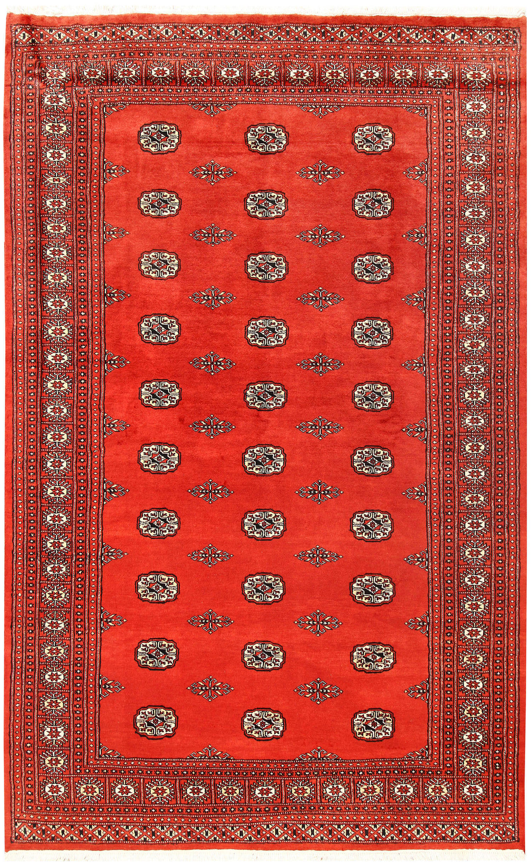 Orange Red Bokhara 5' 7 x 8' 11 - No. 60621 - ALRUG Rug Store