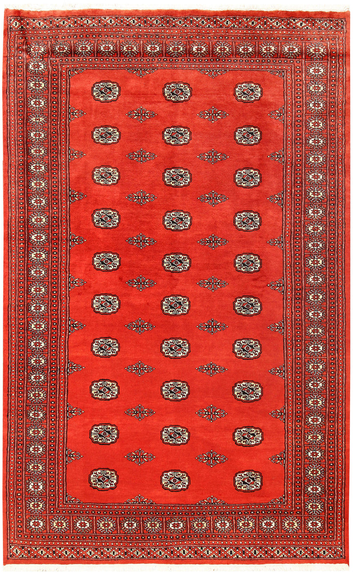 Orange Red Bokhara 5' 7 x 8' 11 - No. 60621 - ALRUG Rug Store