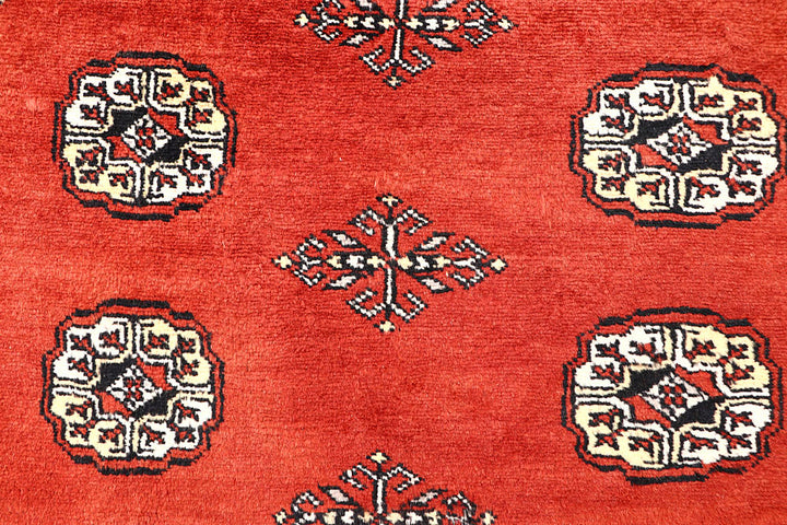 Tomato Bokhara 5' 7 x 8' 2 - No. 60624 - ALRUG Rug Store