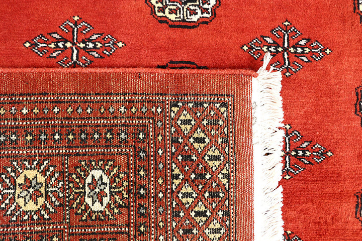 Tomato Bokhara 5' 7 x 8' 2 - No. 60624 - ALRUG Rug Store