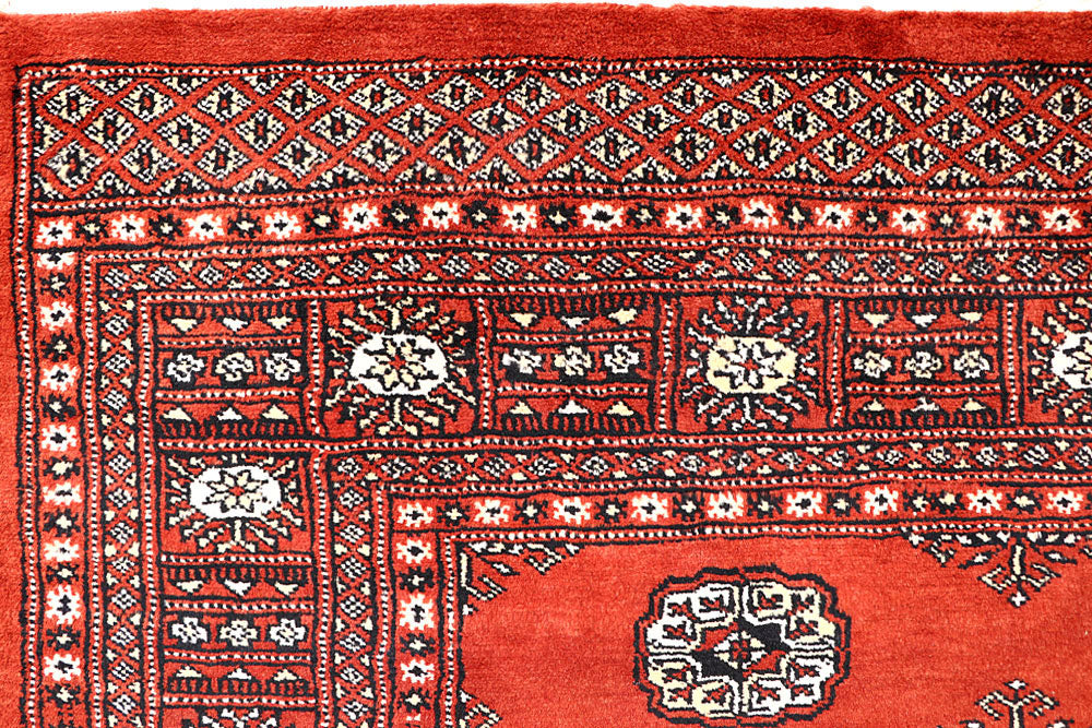 Tomato Bokhara 5' 7 x 8' 3 - No. 60625 - ALRUG Rug Store