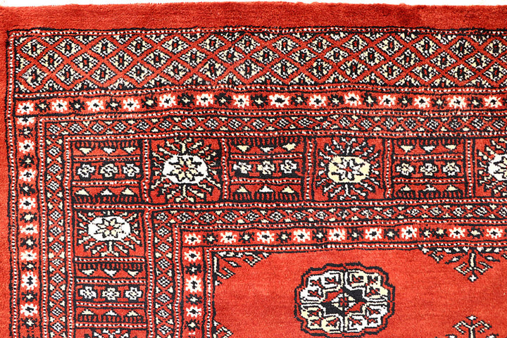 Tomato Bokhara 5' 7 x 8' 3 - No. 60625 - ALRUG Rug Store