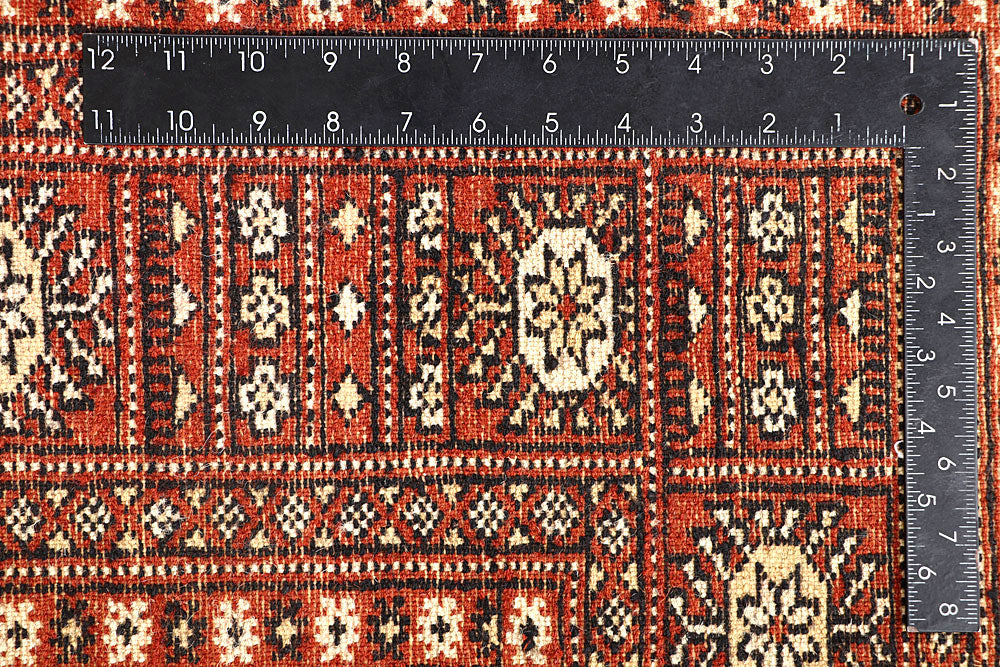 Tomato Bokhara 5' 7 x 8' 3 - No. 60625 - ALRUG Rug Store