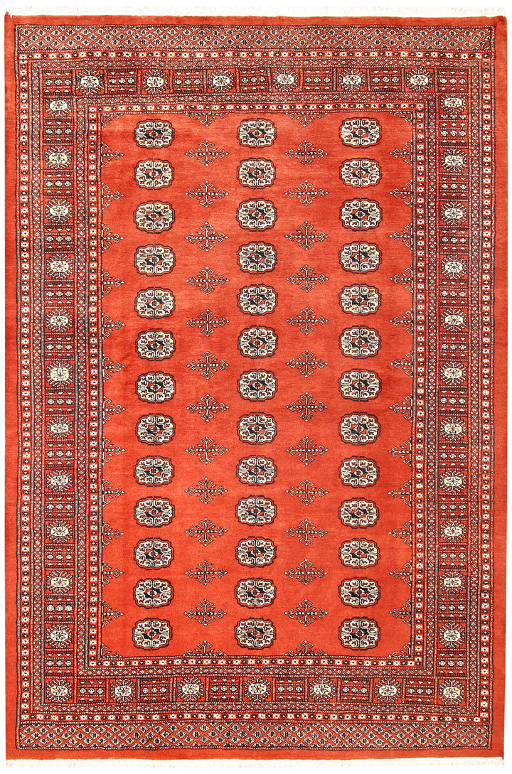 Tomato Bokhara 5' 7 x 8' 3 - No. 60625 - ALRUG Rug Store