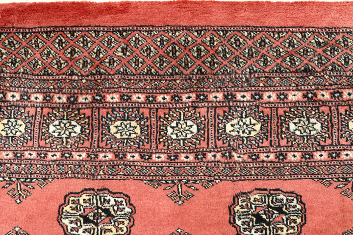 Salmon Bokhara 5' 6 x 8' 4 - No. 60626 - ALRUG Rug Store