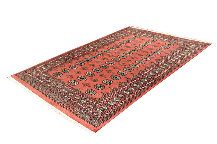 Salmon Bokhara 5' 6 x 8' 4 - No. 60626 - ALRUG Rug Store