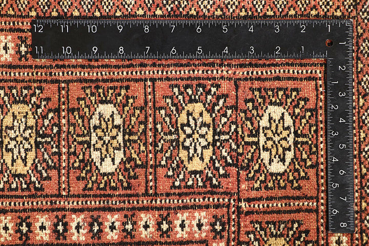 Salmon Bokhara 5' 6 x 8' 4 - No. 60626 - ALRUG Rug Store