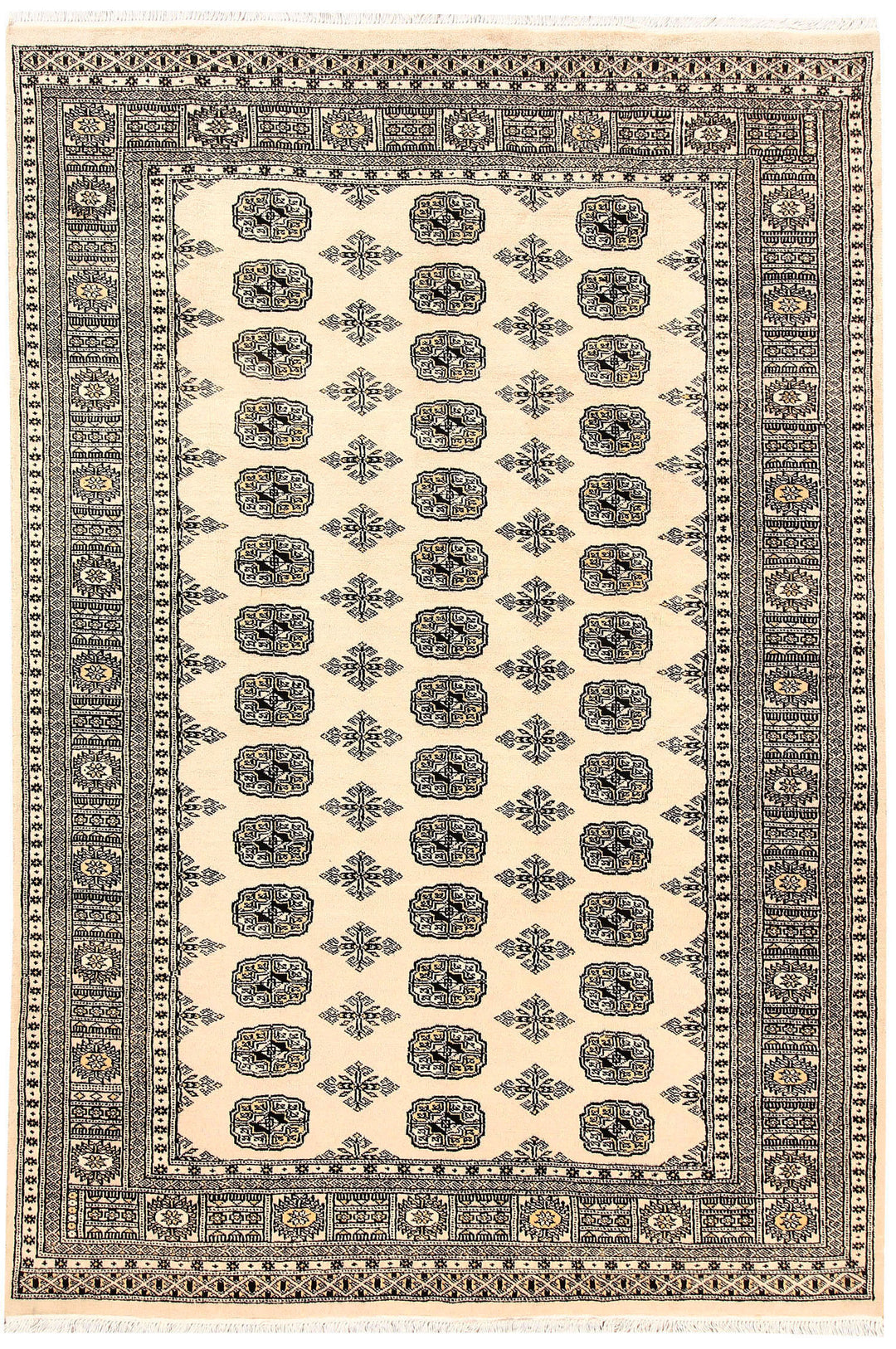Bisque Bokhara 5' 5 x 8' - No. 60629 - ALRUG Rug Store