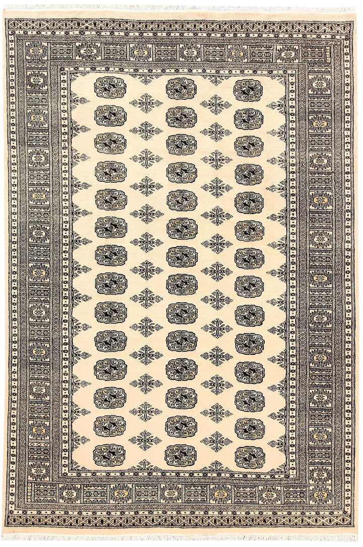 Bisque Bokhara 5' 5 x 8' - No. 60629 - ALRUG Rug Store