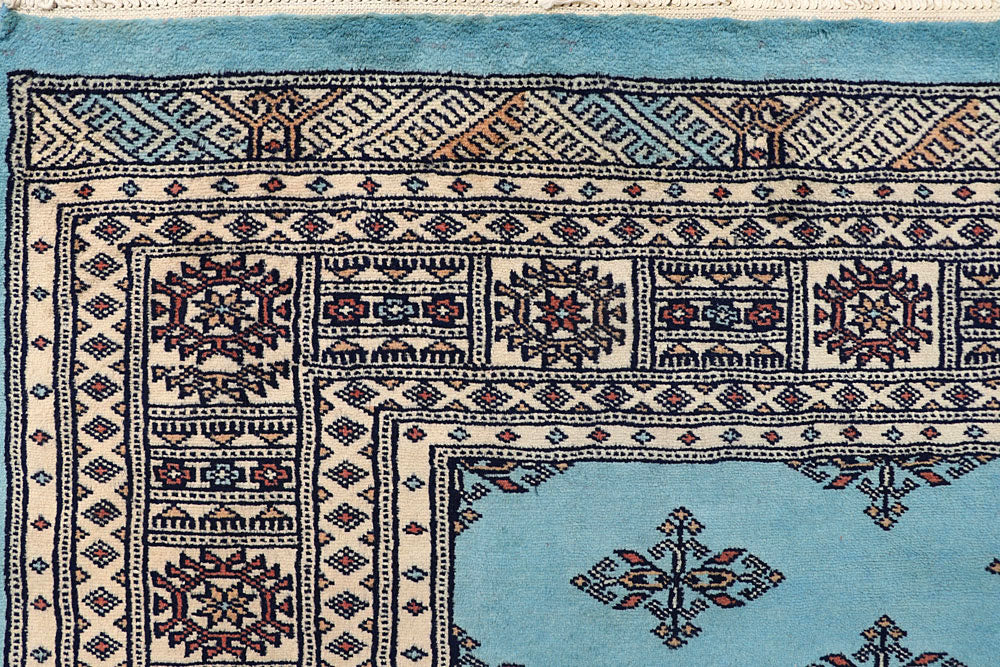 Sky Blue Butterfly 5' 5 x 7' 10 - No. 60636 - ALRUG Rug Store