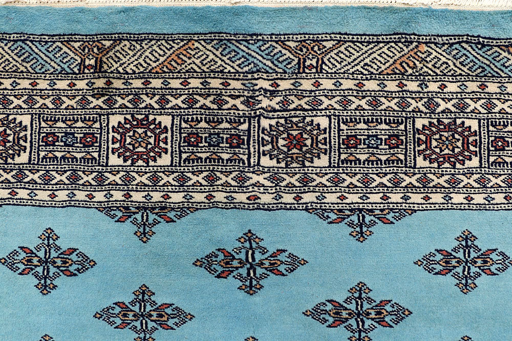 Sky Blue Butterfly 5' 5 x 7' 10 - No. 60636 - ALRUG Rug Store