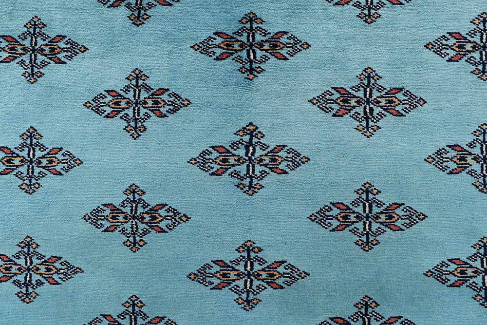 Sky Blue Butterfly 5' 5 x 7' 10 - No. 60636 - ALRUG Rug Store