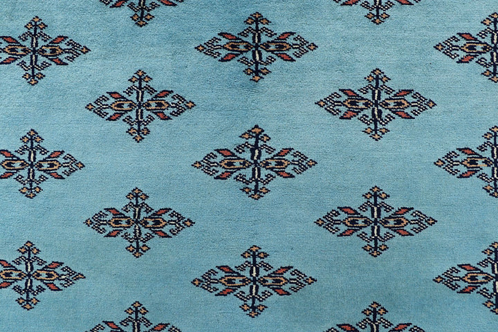 Sky Blue Butterfly 5' 5 x 7' 10 - No. 60636 - ALRUG Rug Store