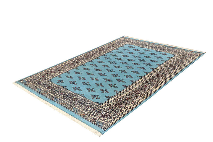 Sky Blue Butterfly 5' 5 x 7' 10 - No. 60636 - ALRUG Rug Store