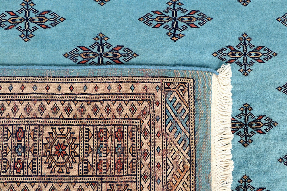 Sky Blue Butterfly 5' 5 x 7' 10 - No. 60636 - ALRUG Rug Store