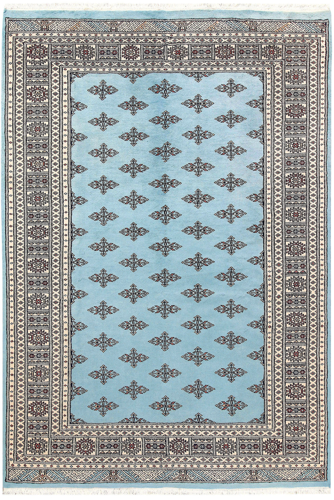 Sky Blue Butterfly 5' 5 x 7' 10 - No. 60636 - ALRUG Rug Store