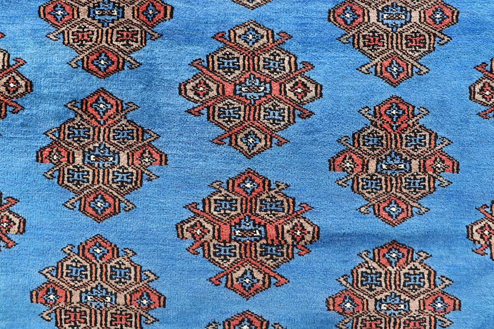 Cornflower Blue Jaldar 5' 9 x 7' 5 - No. 60638 - ALRUG Rug Store