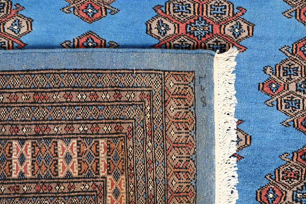 Cornflower Blue Jaldar 5' 9 x 7' 5 - No. 60638 - ALRUG Rug Store