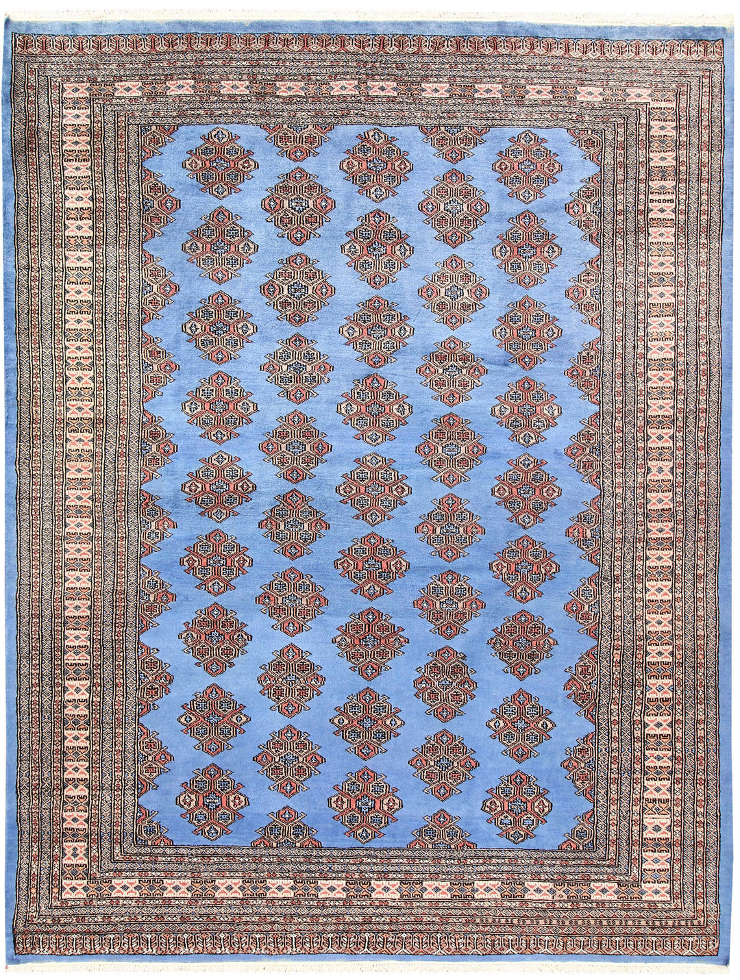 Cornflower Blue Jaldar 5' 9 x 7' 5 - No. 60638 - ALRUG Rug Store