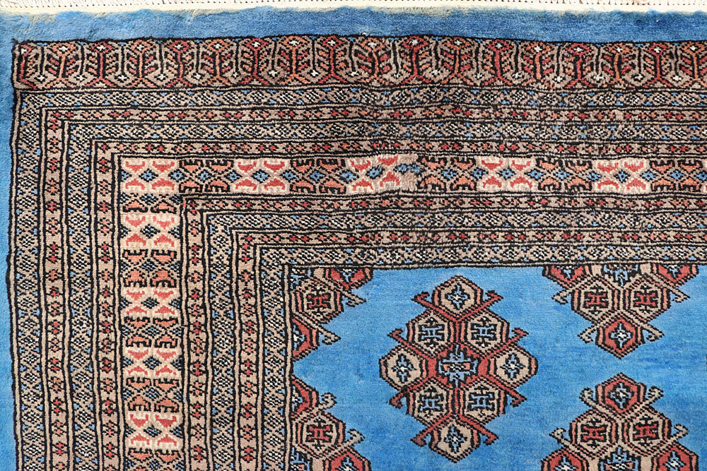 Cornflower Blue Jaldar 5' 9 x 8' - No. 60639 - ALRUG Rug Store