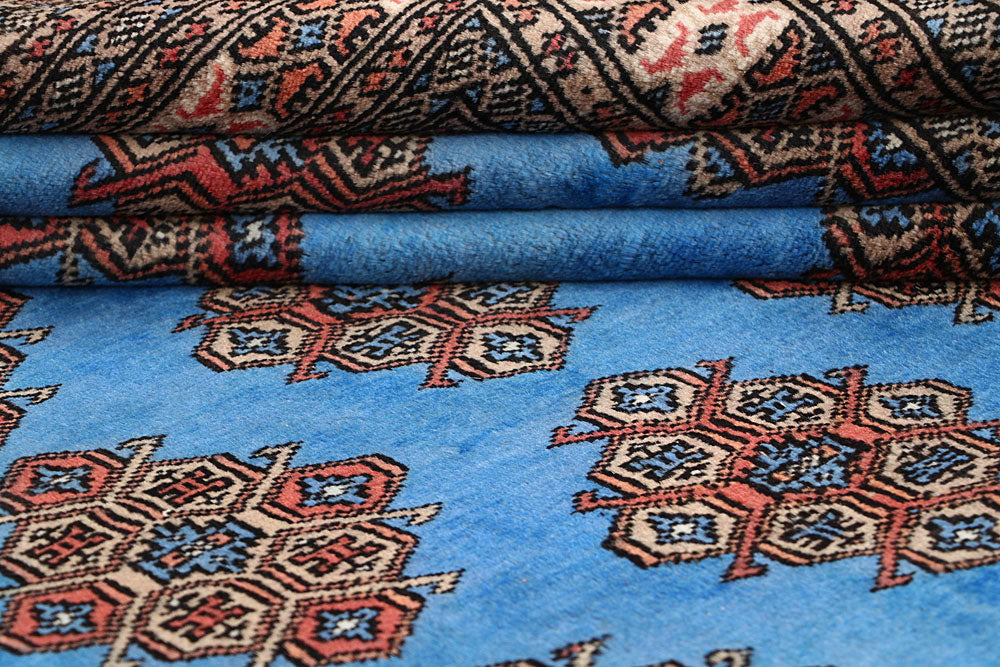 Cornflower Blue Jaldar 5' 9 x 8' - No. 60639 - ALRUG Rug Store