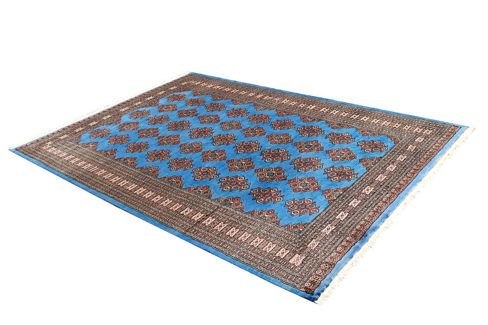 Cornflower Blue Jaldar 5' 9 x 8' - No. 60639 - ALRUG Rug Store