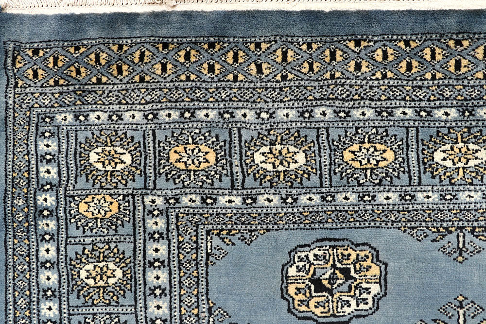 Light Slate Grey Bokhara 5' 5 x 8' 5 - No. 60644 - ALRUG Rug Store