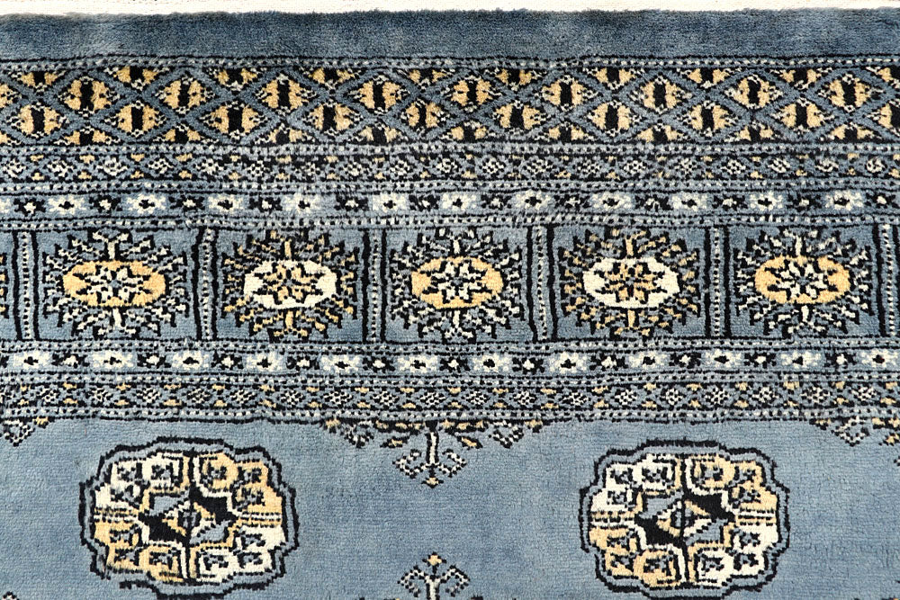Light Slate Grey Bokhara 5' 5 x 8' 5 - No. 60644 - ALRUG Rug Store