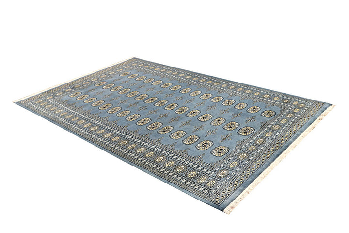 Light Slate Grey Bokhara 5' 5 x 8' 5 - No. 60644 - ALRUG Rug Store