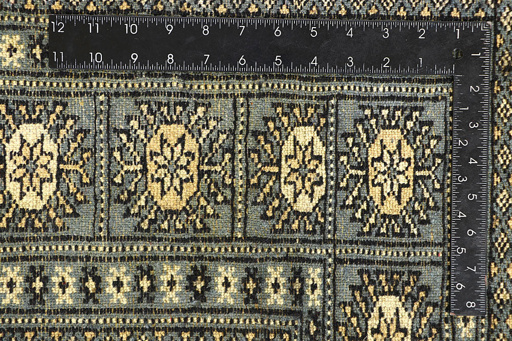 Light Slate Grey Bokhara 5' 5 x 8' 5 - No. 60644 - ALRUG Rug Store