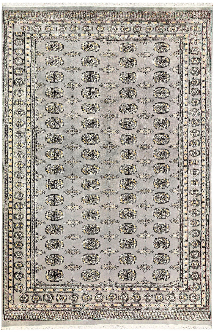 Silver Bokhara 5' 5 x 8' 6 - No. 60645 - ALRUG Rug Store