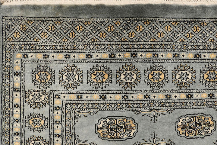 Silver Bokhara 5' 7 x 8' 3 - No. 60646 - ALRUG Rug Store