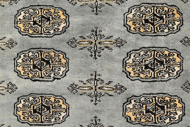 Silver Bokhara 5' 7 x 8' 3 - No. 60646 - ALRUG Rug Store