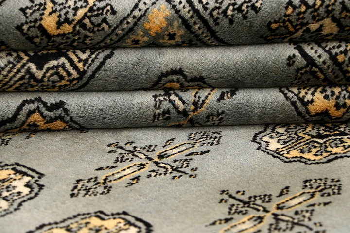 Silver Bokhara 5' 7 x 8' 3 - No. 60646 - ALRUG Rug Store