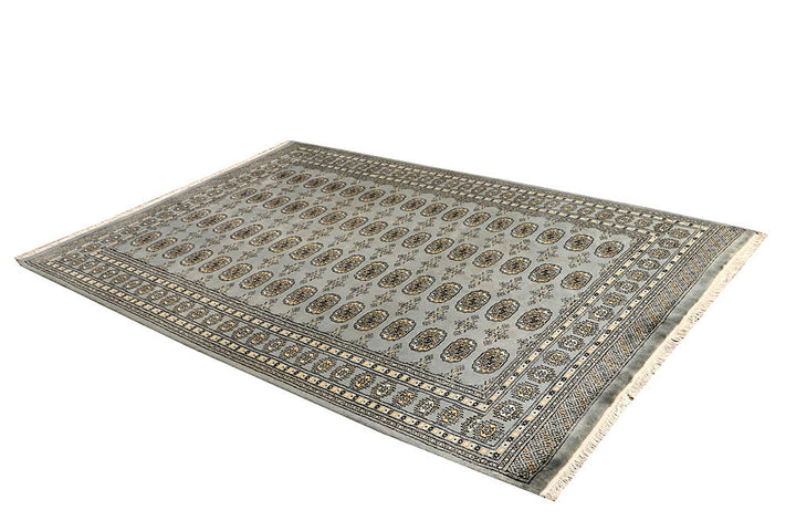 Silver Bokhara 5' 7 x 8' 3 - No. 60646 - ALRUG Rug Store