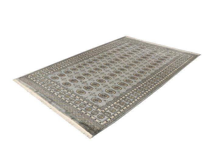 Silver Bokhara 5' 7 x 8' 3 - No. 60646 - ALRUG Rug Store