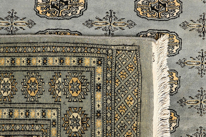 Silver Bokhara 5' 7 x 8' 3 - No. 60646 - ALRUG Rug Store