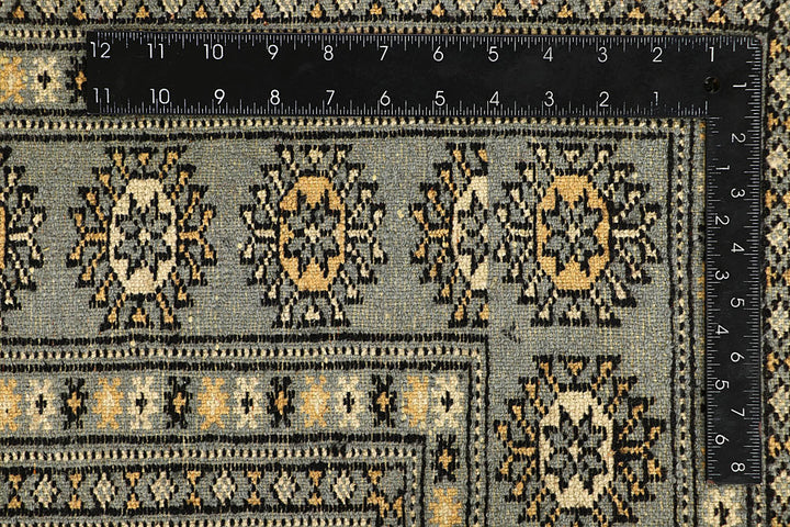 Silver Bokhara 5' 7 x 8' 3 - No. 60646 - ALRUG Rug Store