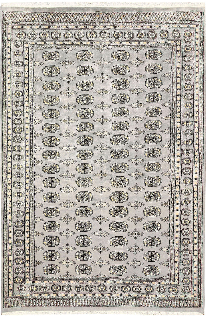 Silver Bokhara 5' 7 x 8' 3 - No. 60646 - ALRUG Rug Store