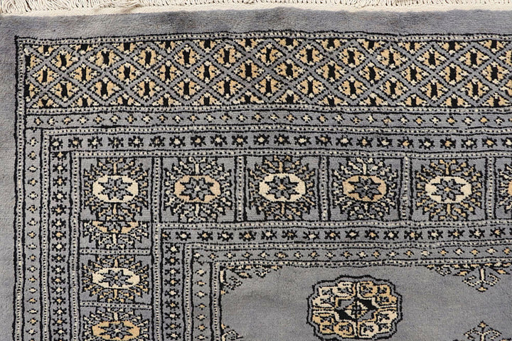 Silver Bokhara 5' 6 x 8' - No. 60647 - ALRUG Rug Store