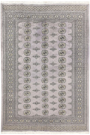 Silver Bokhara 5' 6 x 8' - No. 60647 - ALRUG Rug Store