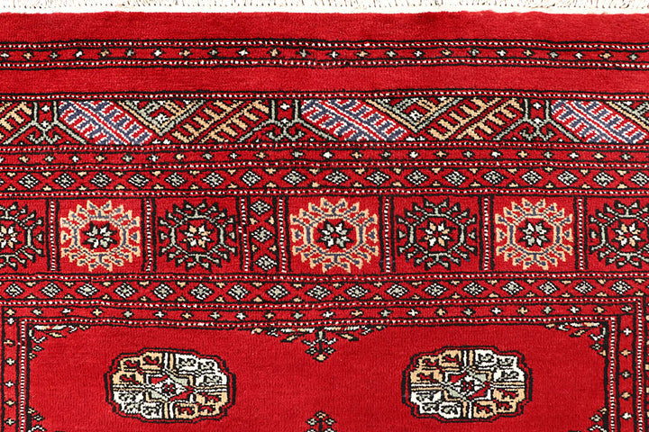 Red Bokhara 4' 7 x 6' 2 - No. 60653 - ALRUG Rug Store
