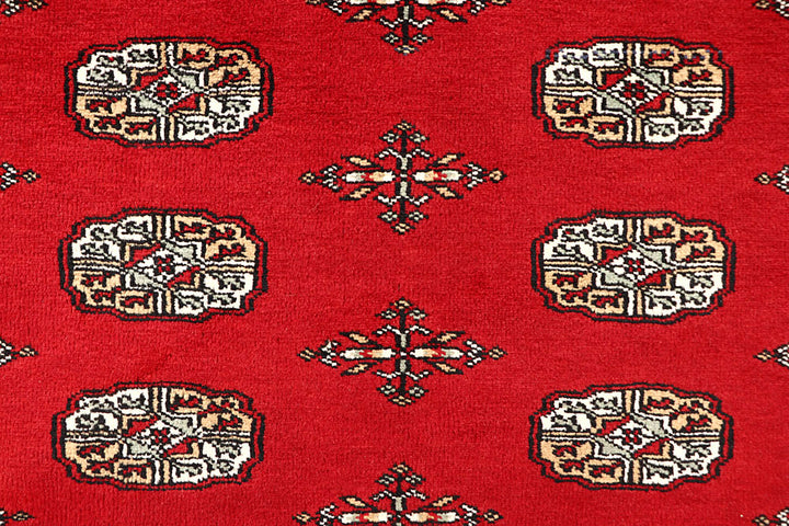 Red Bokhara 4' 7 x 6' 2 - No. 60653 - ALRUG Rug Store